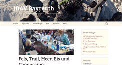 Desktop Screenshot of jdav.alpenverein-bayreuth.de
